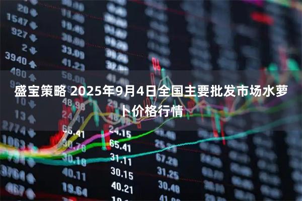 盛宝策略 2025年9月4日全国主要批发市场水萝卜价格行情