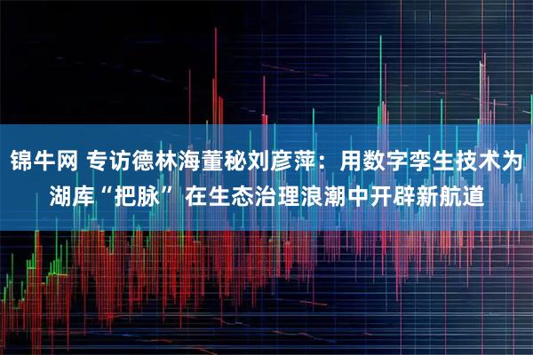 锦牛网 专访德林海董秘刘彦萍：用数字孪生技术为湖库“把脉” 在生态治理浪潮中开辟新航道